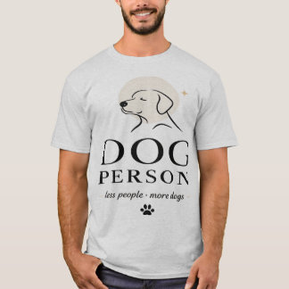Hond Mens – Minder Mensen Meer Honden T-Shirt