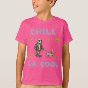Hond met Bril Wandelt zijn Evenbeeld T-shirt