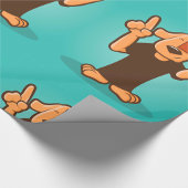 Hond met camera cadeaupapier