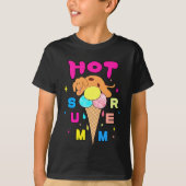 Hond met ijs t-shirt (Voorkant)