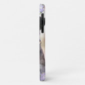 Hond met Rozen Case-Mate iPhone Case (Achterkant/links)