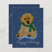 Hond Met Sjaal Kaart (Voorkant / Achterkant)