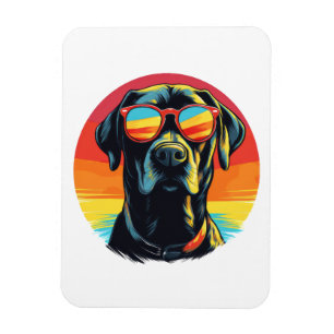 hond met zonnebril magneet