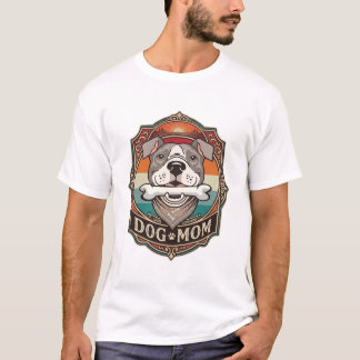 Hond Moeder Bot Bandana Vintage Frame_1 T-shirt