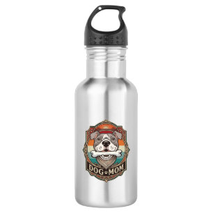 Hond Moeder Bot Bandana Vintage Frame_1 Waterfles