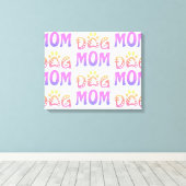 Hond Moeder Canvas Afdruk (Insitu (Houten vloer))