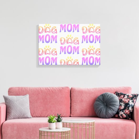 Hond Moeder Canvas Afdruk (Insitu (Woonkamer))