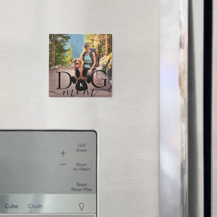 Hond Moeder fotoherinnering monogram Magneet