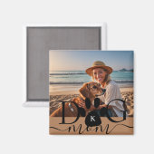 Hond Moeder fotoherinnering monogram Magneet (Voorkant / Achterkant)