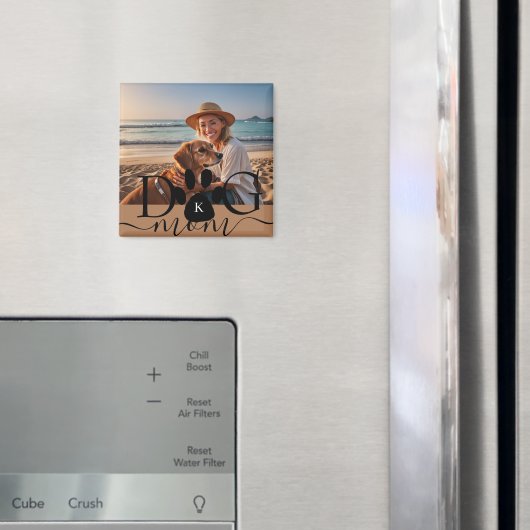 Hond Moeder fotoherinnering monogram Magneet (Insitu (Koelkast))