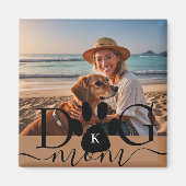Hond Moeder fotoherinnering monogram Magneet (Voorkant)