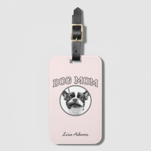 Hond Moeder Gift Gepersonaliseerde Foto Bagagelabel