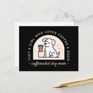 Hond moeder grappige koffie liefhebbers meisjesach briefkaart