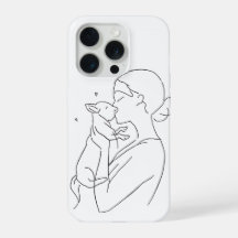 Hond Moeder Hoesje Minimalistisch Huisdierliefhebb