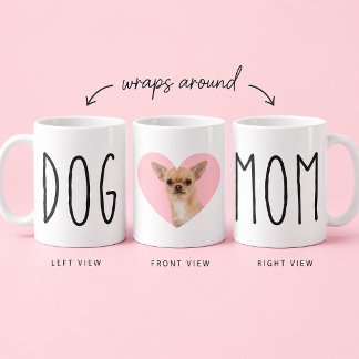 Hond Moeder Hond Liefhebber Aangepaste Foto Handge Koffiemok