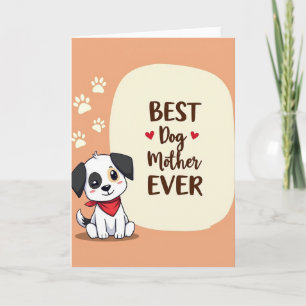 Hond Moeder Illustratie Kaart
