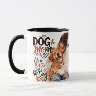 Hond Moeder Koffiemok | Knuffelige Teddybeer & Hui Mok