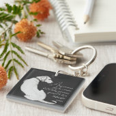 Hond Moeder Labrador Sleutelhanger (Voorkant Rechts)