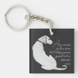 Hond Moeder Labrador Sleutelhanger