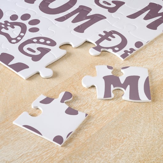Hond Moeder Legpuzzel (Zijkant)
