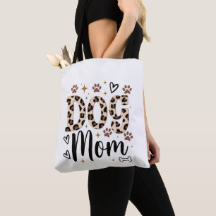 Hond Moeder Luipaardprint Boodschappentas Draagtas