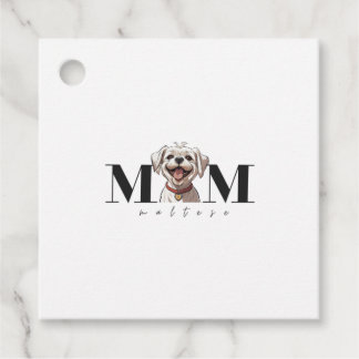 Hond Moeder MALTESE Classic T-shirt Bedankjes Labels