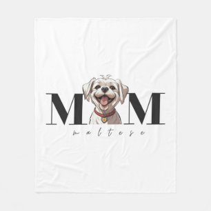 Hond Moeder MALTESE Classic T-shirt Fleece Deken