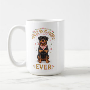 Hond Moeder Mok, Rottweiler Moederdag Koffiekop Koffiemok
