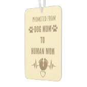 Hond moeder naar menselijke moeder gepromoot grapp luchtverfrisser (Links)