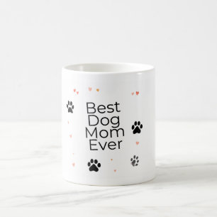 Hond Moeder Omringd door Liefde & Pootjes Mok   Ho