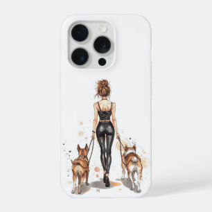 Hond Moeder Phonehoesje Girl Boss Hondenuitlater iPhone 15 Pro Hoesje