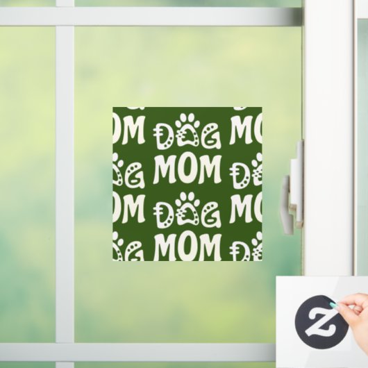 Hond Moeder Raamsticker (Huis)