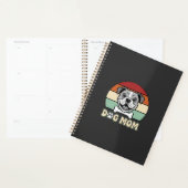 Hond Moeder Retro Bulldog Vector Planner (Display)