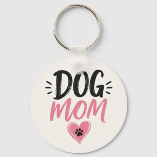 Hond moeder sleutelhanger