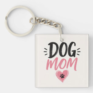 Hond moeder sleutelhanger