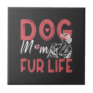Hond Moeder Voor Het Leven Moederdag Cadeaus Voor  Tegeltje