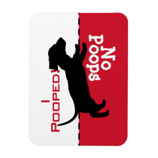 Hond moet naar Potty Poop Magnet, teckel Doxie Magneet