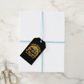 Hond Motorfiets Cadeaulabel (Met Touw)