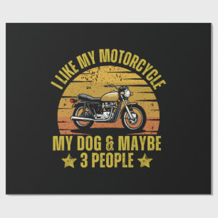 Hond Motorfiets Cadeaupapier