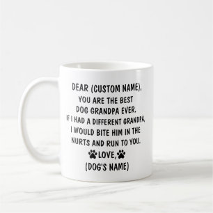 Hond opa cadeau, opa hond, hond opa mok,  koffiemok