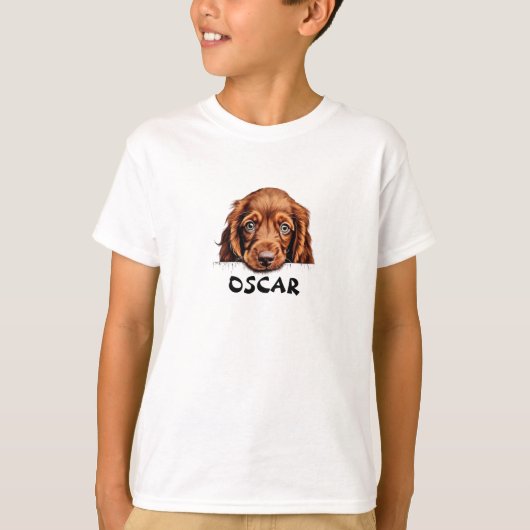 Hond Oscar T-shirt (Voorkant)