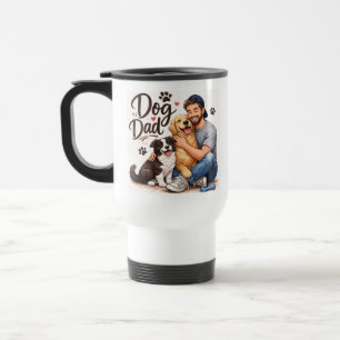 Hond Papa Cadeau Koffiemok – Perfect Cadeau voor H Reisbeker