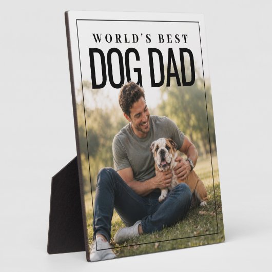 Hond Papa Fotoplaat (Zijkant)