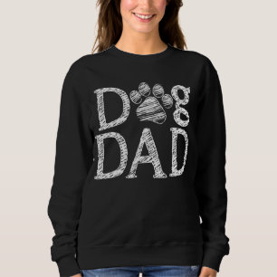 Hond Papa Grafische Vaderdag Hond Trui