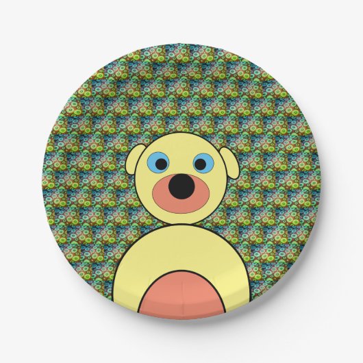 hond papieren bordje (Voorkant)