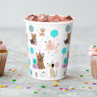 Hond Pawty Papier Cups Puppy Party Decor Papieren Bekers