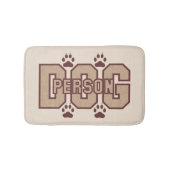 Hond persoon met poten badmat (Voorkant)