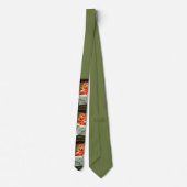 hond piloot print stropdas (Achterkant)