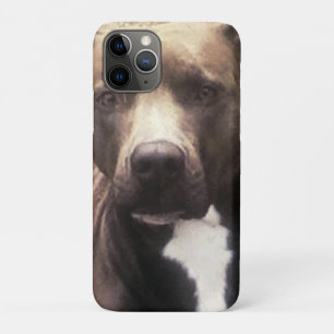 Hond Pitbull Aangepaste Foto iPhone 11 Pro Hoesje