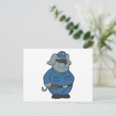 Hond Politie agent Politie Briefkaart (Staand voorkant)